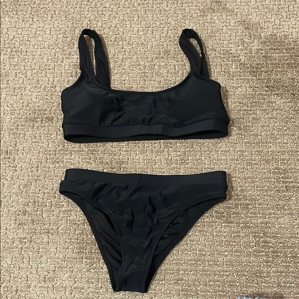 Black Women's Swimwear Set